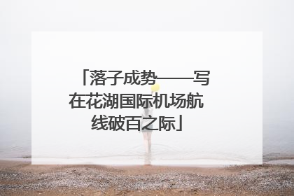 落子成势——写在花湖国际机场航线破百之际