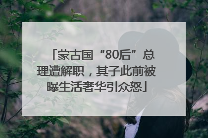 蒙古国“80后”总理遭解职，其子此前被曝生活奢华引众怒