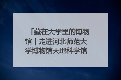 藏在大学里的博物馆｜走进河北师范大学博物馆天地科学馆：在校园里赴一场“宇宙之约”
