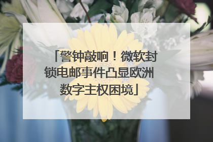 警钟敲响！微软封锁电邮事件凸显欧洲数字主权困境