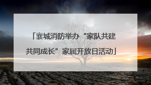 襄城消防举办“家队共建 共同成长”家属开放日活动