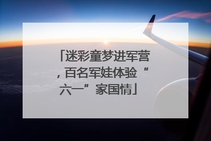 迷彩童梦进军营，百名军娃体验“六一”家国情