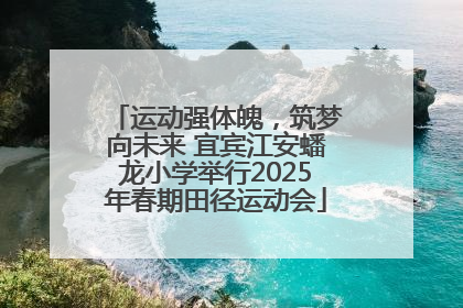 运动强体魄，筑梦向未来 宜宾江安蟠龙小学举行2025年春期田径运动会