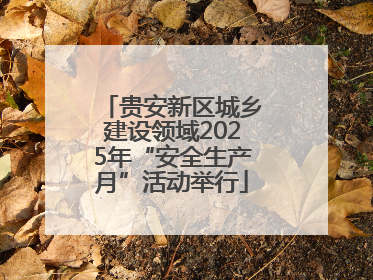 贵安新区城乡建设领域2025年“安全生产月”活动举行