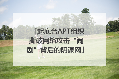起底台APT组织 撕破网络攻击“闹剧”背后的阴谋网