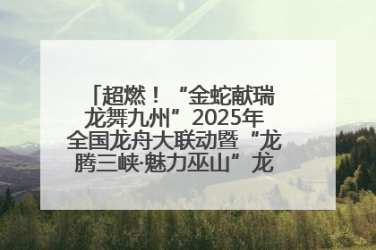 超燃！“金蛇献瑞 龙舞九州”2025年全国龙舟大联动暨“龙腾三峡·魅力巫山”龙舟邀请赛圆满落幕！