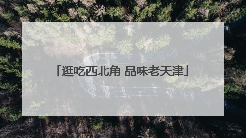 逛吃西北角 品味老天津