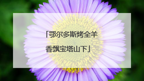 鄂尔多斯烤全羊香飘宝塔山下