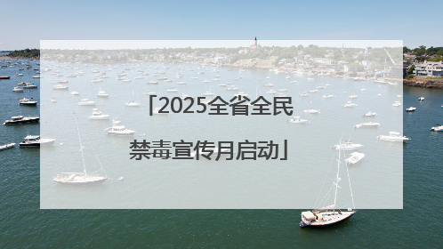 2025全省全民禁毒宣传月启动