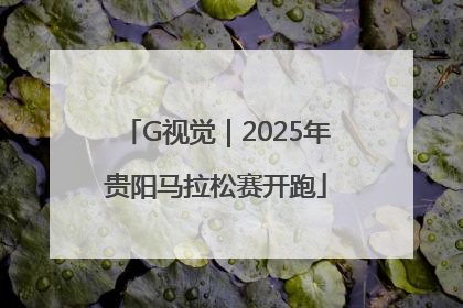 G视觉｜2025年贵阳马拉松赛开跑